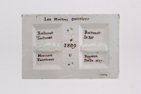 Plaque commémorative © Région Bourgogne-Franche-Comté, Inventaire du patrimoine