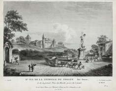 Fortification d'agglomération citadelle © Archives départementales de Saône-et-Loire