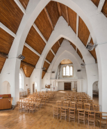Église nef baie tribune © Région Bourgogne-Franche-Comté, Inventaire du patrimoine