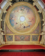Théâtre peinture monumentale © Région Bourgogne-Franche-Comté, Inventaire du patrimoine