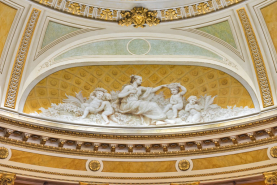 Four industriel théâtre peinture monumentale © Région Bourgogne-Franche-Comté, Inventaire du patrimoine