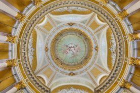 Four industriel théâtre peinture monumentale © Région Bourgogne-Franche-Comté, Inventaire du patrimoine