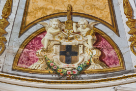 Peinture monumentale armoiries © Région Bourgogne-Franche-Comté, Inventaire du patrimoine