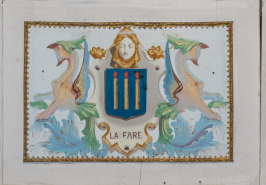 Peinture monumentale armoiries © Région Bourgogne-Franche-Comté, Inventaire du patrimoine