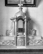 Détail : le tabernacle. © Région Bourgogne-Franche-Comté, Inventaire du patrimoine