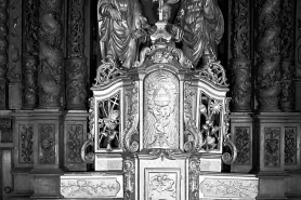 Détail : le tabernacle fermé © Région Bourgogne-Franche-Comté, Inventaire du patrimoine