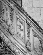 Détail : un panneau de la rampe. © Région Bourgogne-Franche-Comté, Inventaire du patrimoine