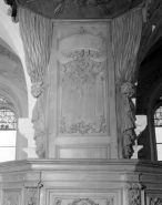 Détail : le dorsal. © Région Bourgogne-Franche-Comté, Inventaire du patrimoine