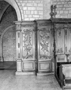 Détail : mur gauche, deux panneaux. © Région Bourgogne-Franche-Comté, Inventaire du patrimoine