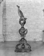 Lutrin à aigle bicéphale : vue de profil. © Région Bourgogne-Franche-Comté, Inventaire du patrimoine