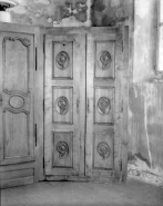 Panneaux du garde-corps e la tribune. © Région Bourgogne-Franche-Comté, Inventaire du patrimoine