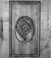 Détail : un panneau. © Région Bourgogne-Franche-Comté, Inventaire du patrimoine