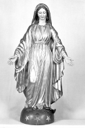 Vierge de l'Immaculée Conception vue de face. © Région Bourgogne-Franche-Comté, Inventaire du patrimoine