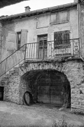 Façade antérieure en 1974. © Région Bourgogne-Franche-Comté, Inventaire du patrimoine