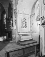 Vue de l'autel-retable latéral droit. © Région Bourgogne-Franche-Comté, Inventaire du patrimoine