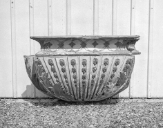 Cuve baptismale (ou tombeau d'autel). © Région Bourgogne-Franche-Comté, Inventaire du patrimoine