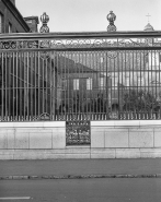 Détail de la grille. © Région Bourgogne-Franche-Comté, Inventaire du patrimoine