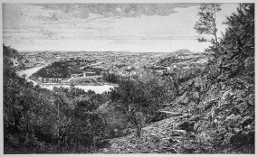 Vue de a citadelle et de la ville. © Région Bourgogne-Franche-Comté, Inventaire du patrimoine