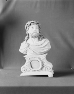 Buste-reliquaire du Christ vu de face. © Région Bourgogne-Franche-Comté, Inventaire du patrimoine