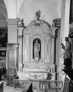 Vue d'ensemble de l'autel-retable latéral droit. © Région Bourgogne-Franche-Comté, Inventaire du patrimoine