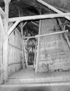 Charpente. © Région Bourgogne-Franche-Comté, Inventaire du patrimoine