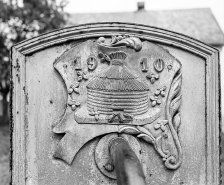 Détail : date. © Région Bourgogne-Franche-Comté, Inventaire du patrimoine