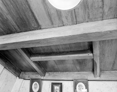 Plafond de la chambre. © Région Bourgogne-Franche-Comté, Inventaire du patrimoine