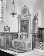 Vue d'ensemble de l'autel du Rosaire. © Région Bourgogne-Franche-Comté, Inventaire du patrimoine