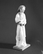 L'ange de droite, trois quarts droit. © Région Bourgogne-Franche-Comté, Inventaire du patrimoine