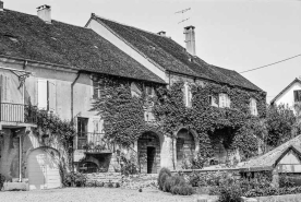 Maisons de vigneron cadastrée AD 43 et 44 : façades antérieures. © Région Bourgogne-Franche-Comté, Inventaire du patrimoine