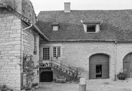Ferme cadastrée AD 322 : façade antérieure. © Région Bourgogne-Franche-Comté, Inventaire du patrimoine