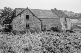 Ferme cadastrée ZK 40 : façade postérieure. © Région Bourgogne-Franche-Comté, Inventaire du patrimoine