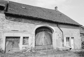 Ferme cadastrée D2 259 : façade antérieure. © Région Bourgogne-Franche-Comté, Inventaire du patrimoine