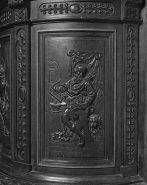 4e panneau de la cuve : saint Marc. © Région Bourgogne-Franche-Comté, Inventaire du patrimoine