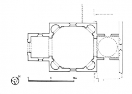 Plan au sol. Plan. © Région Bourgogne-Franche-Comté, Inventaire du patrimoine