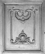 Détail : portillon du deuxième confessionnal gauche. © Région Bourgogne-Franche-Comté, Inventaire du patrimoine
