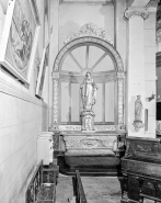 Vue de l'autel-retable latéral gauche. © Région Bourgogne-Franche-Comté, Inventaire du patrimoine