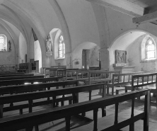 Intérieur : élévation droite vue depuis l'entrée. © Région Bourgogne-Franche-Comté, Inventaire du patrimoine