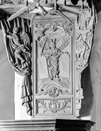 Le dorsal : Moïse. © Région Bourgogne-Franche-Comté, Inventaire du patrimoine