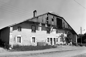 Pignon antérieur de la ferme. © Région Bourgogne-Franche-Comté, Inventaire du patrimoine