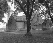 Vue d'ensemble derrière le chevet. © Région Bourgogne-Franche-Comté, Inventaire du patrimoine