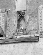 Fenêtre du pignon gauche. © Région Bourgogne-Franche-Comté, Inventaire du patrimoine
