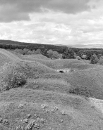 Photo pour le montage de gauche à droite de la vue extérieure du fort. © Région Bourgogne-Franche-Comté, Inventaire du patrimoine