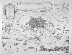 Le siège de Dole en 1636. © Région Bourgogne-Franche-Comté, Inventaire du patrimoine