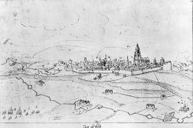 Le siège de Dole en 1636. © Région Bourgogne-Franche-Comté, Inventaire du patrimoine