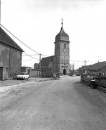 Vue sur le clocher. © Région Bourgogne-Franche-Comté, Inventaire du patrimoine