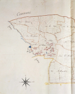 Plan cadastral. © Région Bourgogne-Franche-Comté, Inventaire du patrimoine