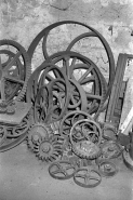Engrenages, roues dentées et volants d'inertie. © Région Bourgogne-Franche-Comté, Inventaire du patrimoine