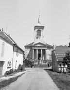 Façade antérieure vue de face. © Région Bourgogne-Franche-Comté, Inventaire du patrimoine