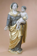 Vierge à l'Enfant, vue de face. © Région Bourgogne-Franche-Comté, Inventaire du patrimoine